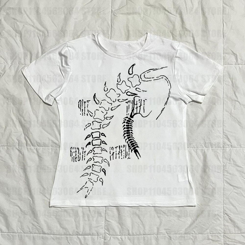 Baby Y2K Clothing - Y2k トップ Tシャツ ゴシック レディース Tシャツ