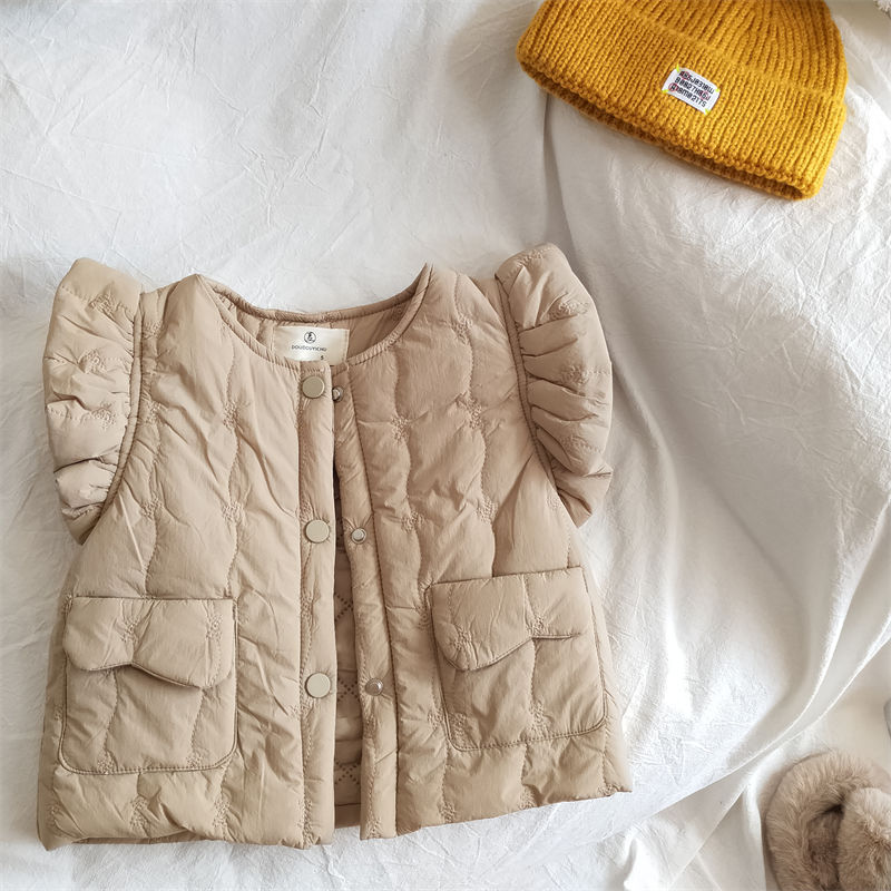 2025年冬新作 子供用ノースリーブ暖かいベスト ベビーガー - Knit Cardigan Infant のレビューと価格