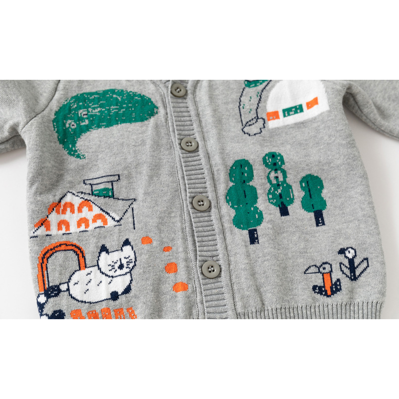 2-8T 幼児キッズベビー少年少女セーターカーディガンニット - Knit Cardigan Infant のレビューと価格