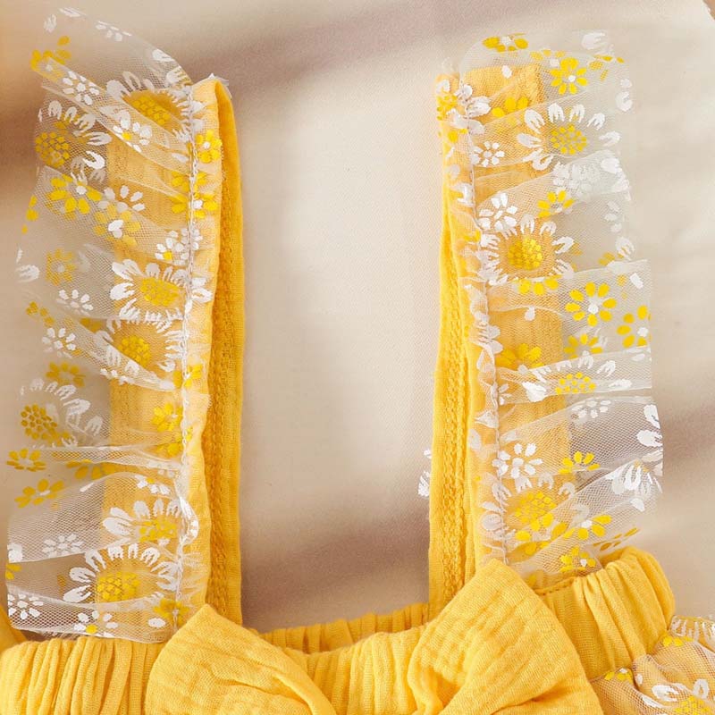 0-18 ヶ月の女の赤ちゃん服 3 ピース衣装夏半袖黄色ボデ - Baby Yellow Clothing Women のレビューと価格