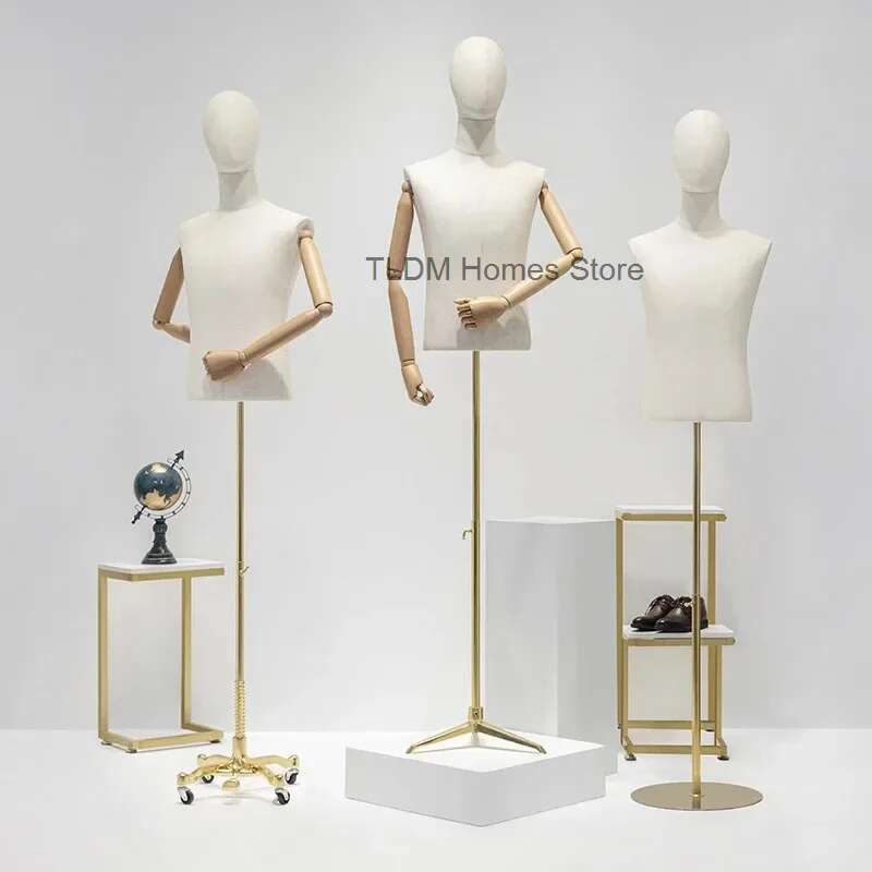 男性マネキン 半身マネキン 衣料品店のウィンドウ用 全身韓国 - Baby Clothing Store のレビューと価格