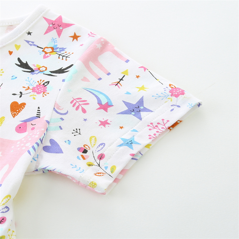 2-7T ジャンプメーターレインボー半袖ベビープリンセスドレ - Baby Clothing Knitting Patterns のレビューと価格
