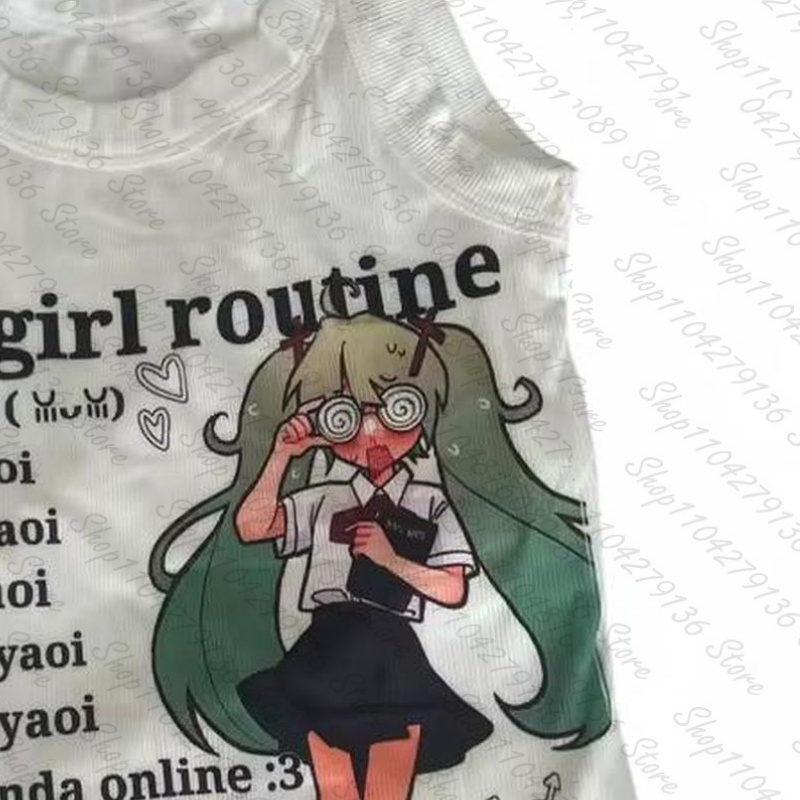 トップス レディース タンクトップ＆キャミソール プリント  - Baby Y2K Clothing のレビューと価格