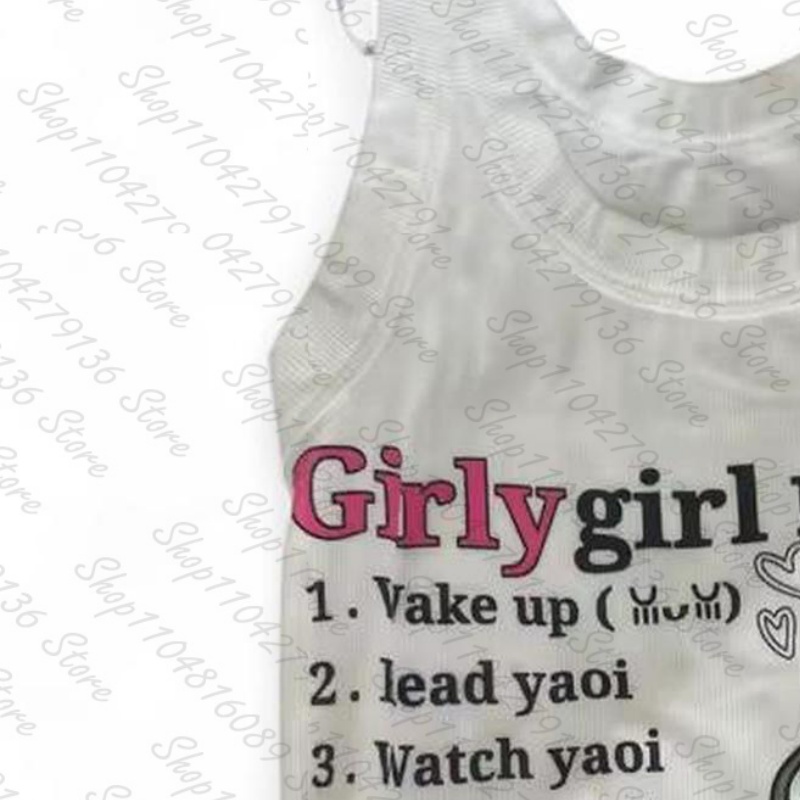 トップス レディース タンクトップ＆キャミソール プリント  - Baby Y2K Clothing のレビューと価格