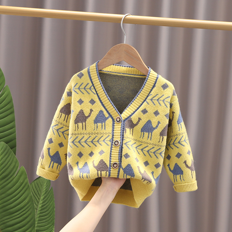 秋冬キッズセーターコート 新しいカジュアル 1-5歳 ベビー - Baby Clothing Knitting Patterns のレビューと価格