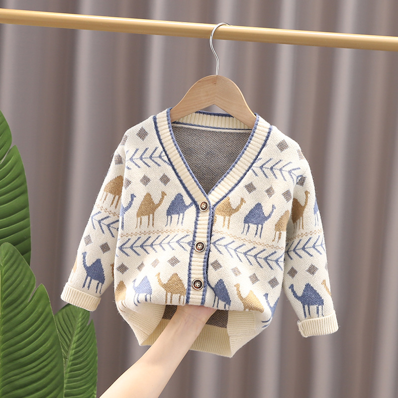 秋冬キッズセーターコート 新しいカジュアル 1-5歳 ベビー - Baby Clothing Knitting Patterns のレビューと価格