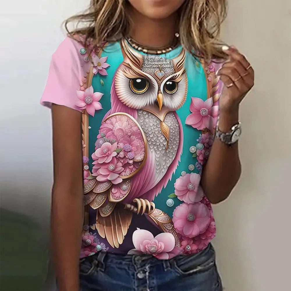 2〜14歳の子供向けの動物柄プリントTシャツ,半袖,ラウンド - Baby Clothing Knitting Patterns のレビューと価格