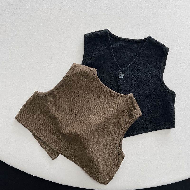 子供用ベスト,レトロスタイル,コットン,カジュアル - Knit Cardigan Infant のレビューと価格