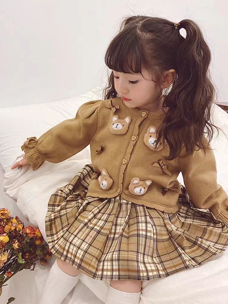 子供の花柄のニットカーディガン,女の赤ちゃんのセーター,ヘア - Knit Cardigan Infant のレビューと価格